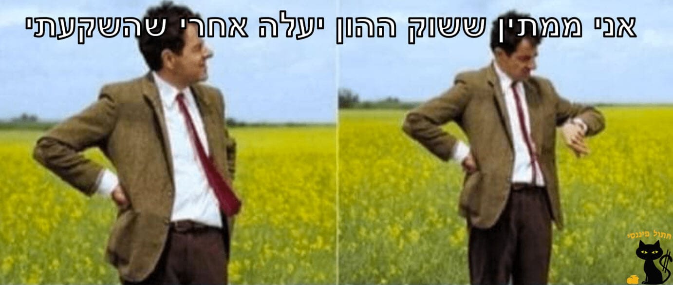 לתזמן או לא לתזמן את שוק ההון