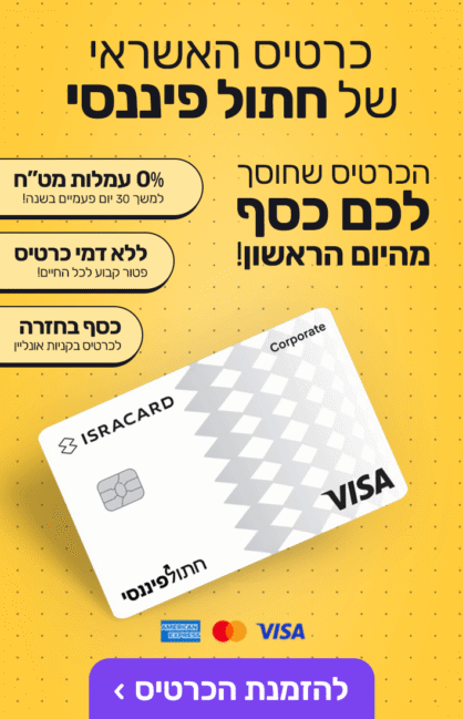 כרטיס האשראי של חתול פיננסי