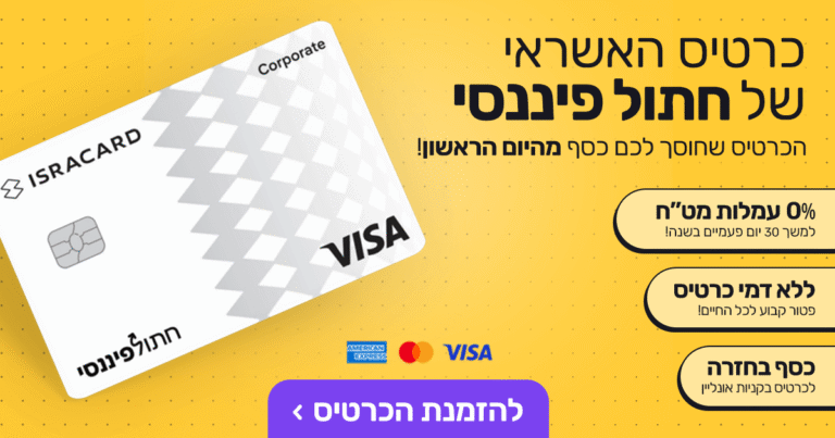 כרטיס האשראי של חתול פיננסי