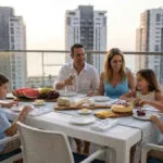 משפחה ישראלית בחג שבועות על רקע עליית מחירי מוצרי החלב בישראל