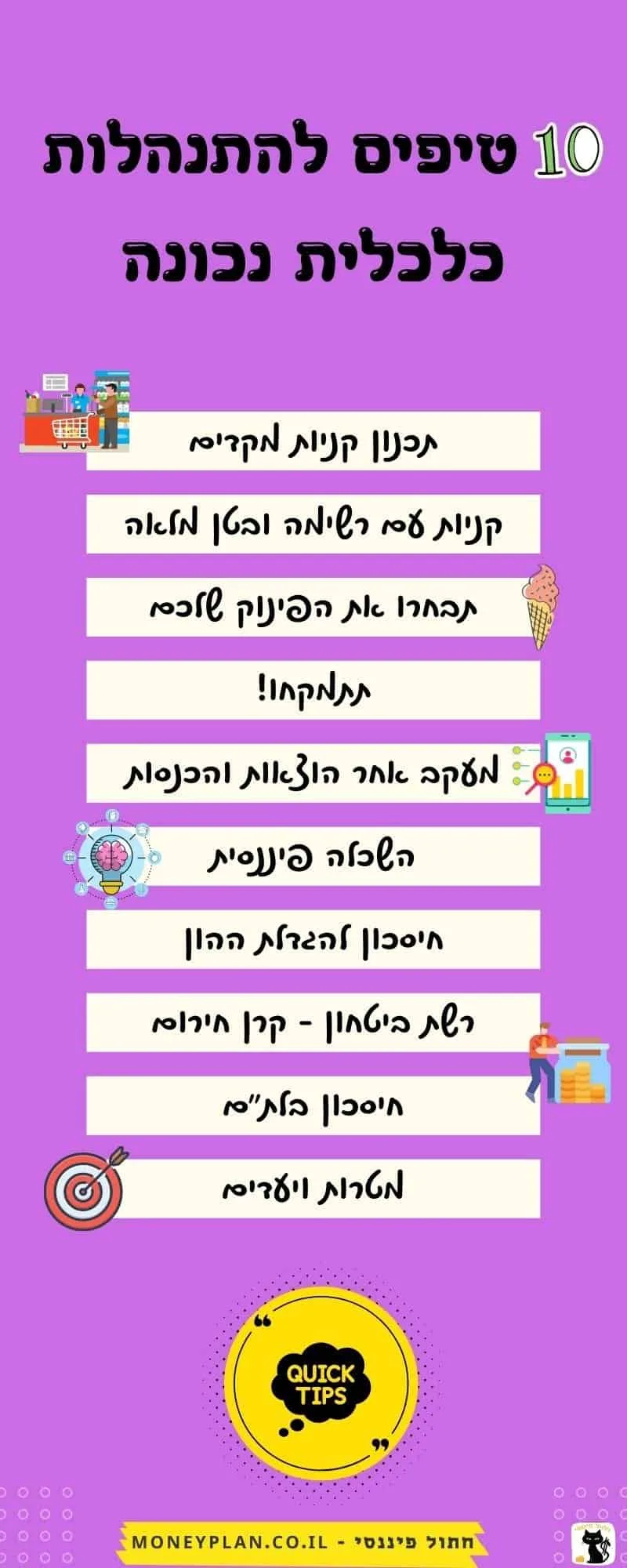 10 טיפים לצרכנות כלכלית נכונה 10 טיפים לצרכנות כלכלית נכונה